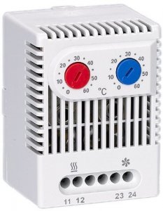 Фото Термостат двухканальный от 0 до +60°C NO+NC (YCE-DTNO-NC-60)