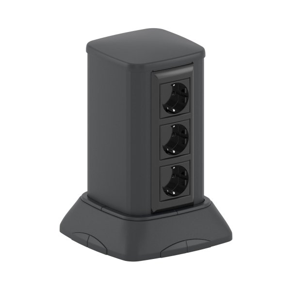 Фото Миниколонна алюминиевая, 0.25 м, чёрный (19523)