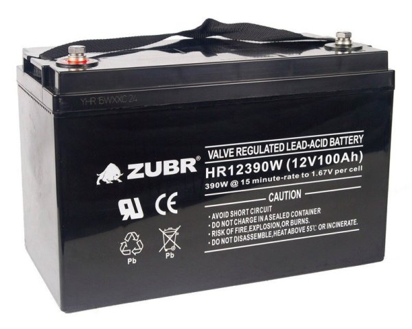 Фото ZUBR HR 12390W (12V, 110Ah)