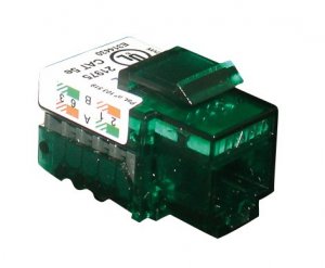 Фото Разъем RJ45, кат.5е UTP (21975), для подключения компьютера