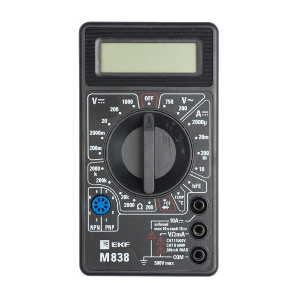 Фото Мультиметр цифровой M838 Master (In-180701-bm838)