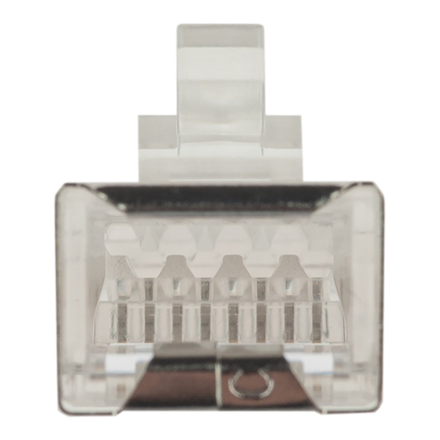 Фото Коннектор (вилка) FTP кат.6 8P8C универсальная, 15U", 3 зубца (100 шт) (DR-3005)