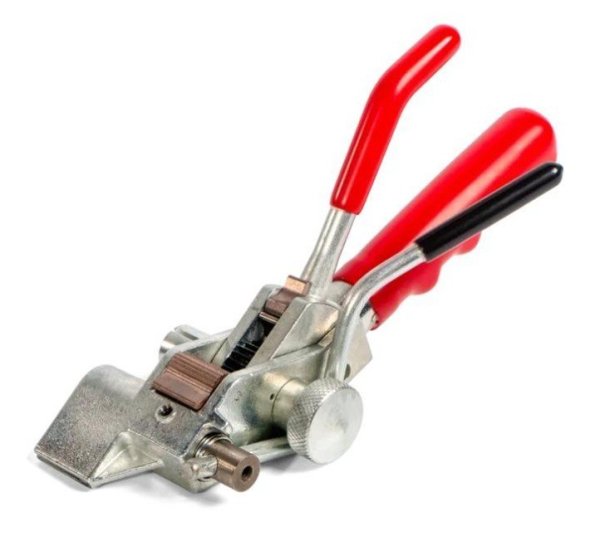 Фото Инструмент с храповым механизмом для натяжения стальной ленты на опорах ВЛИ и крепежа тары ИНСХ-20 (PR08.12570)