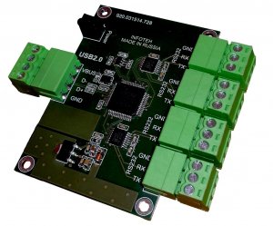 Фото AVT-USB/4RS232
