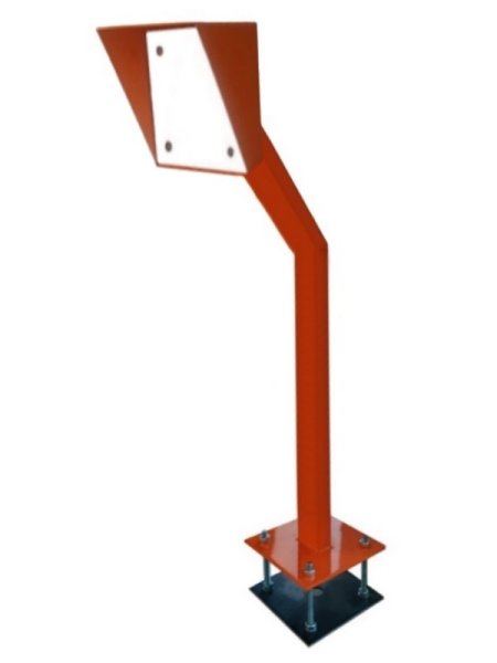 Фото Стойка для считывателя Аякс 170х180 мм, оранжевая, базовая, наклонная