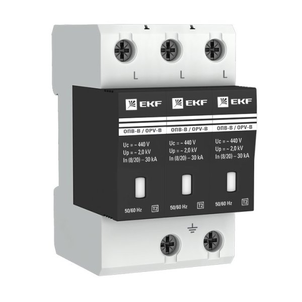 Фото ОПВ-B/3P In 30кА 440В с сигн. (opv-b3)