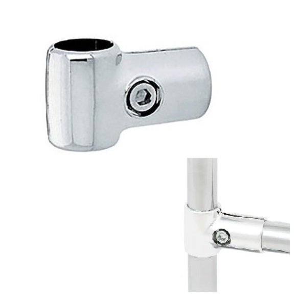 Фото Ростов-Дон Соединитель (перпендик.2-х труб) усил.хром D=32мм