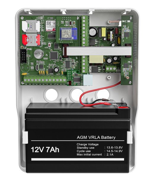 Фото Mega Fire v.4 в корпусе (под АКБ 1,2-7Ач с БРП 12V 2,5А)