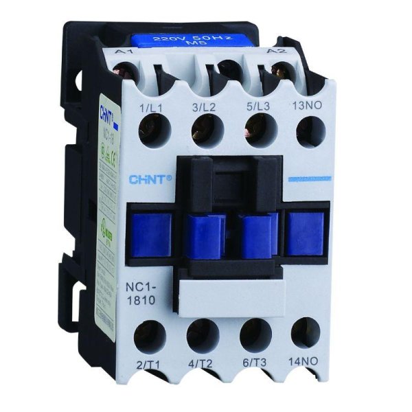 Фото Контактор NC1-1810 18А кат. 230В AC 1НО AC-3 CHINT (221545)
