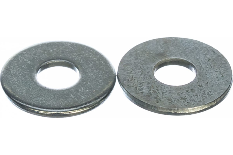 Фото Шайба М8 DIN 9021 увеличенная, цинк