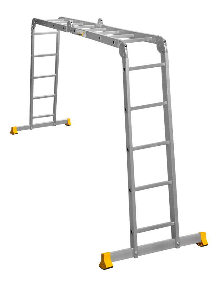 Фото Лестница алюминиевая шарнирная (T445)