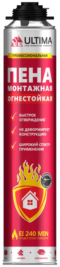Фото Пена огнестойкая ULTIMA PRO, 750 мл
