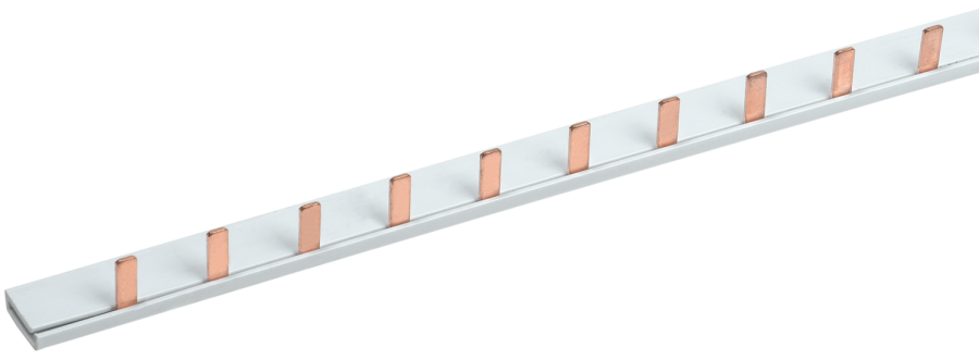 Фото Шина соединительная типа PIN (12 штырей) 1Р 63А 22см (YNS21-1-063-22-12)