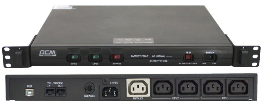 Фото King Pro RM KIN-600AP RM 480Вт 600ВА черный