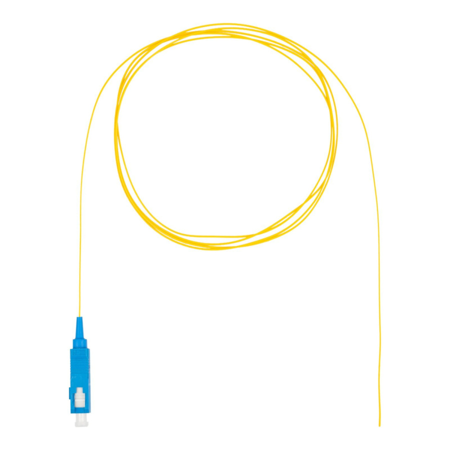 Фото Патч-корд оптический (пигтейл), SC, OS2, нг(А)-HF, 1,5 м, желтый (DR-225402)