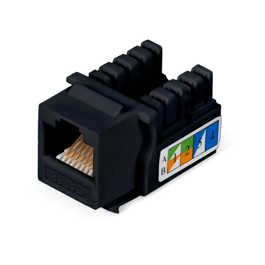 Фото KJ-RJ45-Cat.5e-90-BK (9482c)