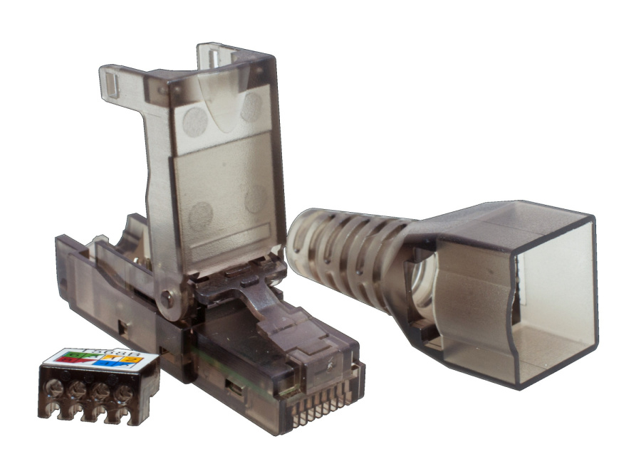 Фото Коннектор 8P8C UTP Cat.6A (RJ-45) (10-0239-1)