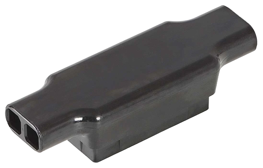 Фото Соединитель однопарный, черный, 0,9-1,3мм (диаметр изоляции до 4,4мм) (120501-00018)