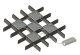 Фото LED-GR 40 85х85х40 CRI80 4000 opal-sand IP40 белый GL15 (5 модулей х 8 Вт)