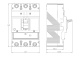 Фото YON MGS250 3P 160-200A 25kA (MGS250M-3TAMF0200)