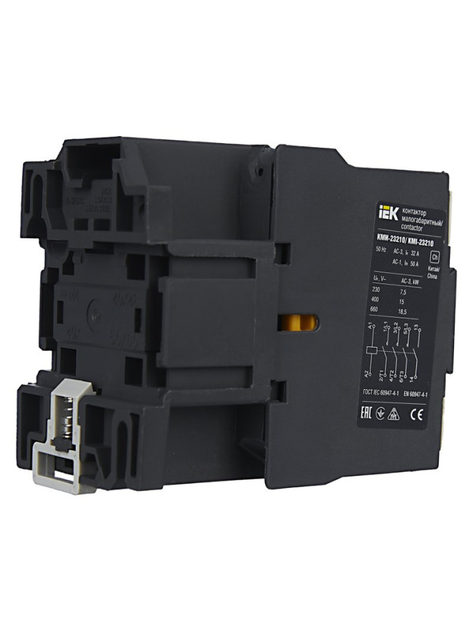 Фото Контактор КМИ-23210 32А 230В/АС3 1NO (KKM21-032-230-10)