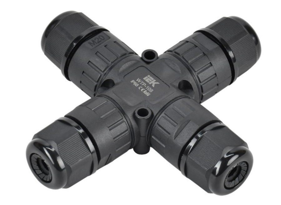 Фото Коннектор кабельный герметичный WTP-108 3 PIN IP68 (UWC10-X-024-3-68)