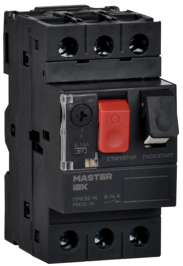 Фото Пускатель ПРК32-14 In=14А Ir=9-14А Ue 660В MASTER (DMS11-014)