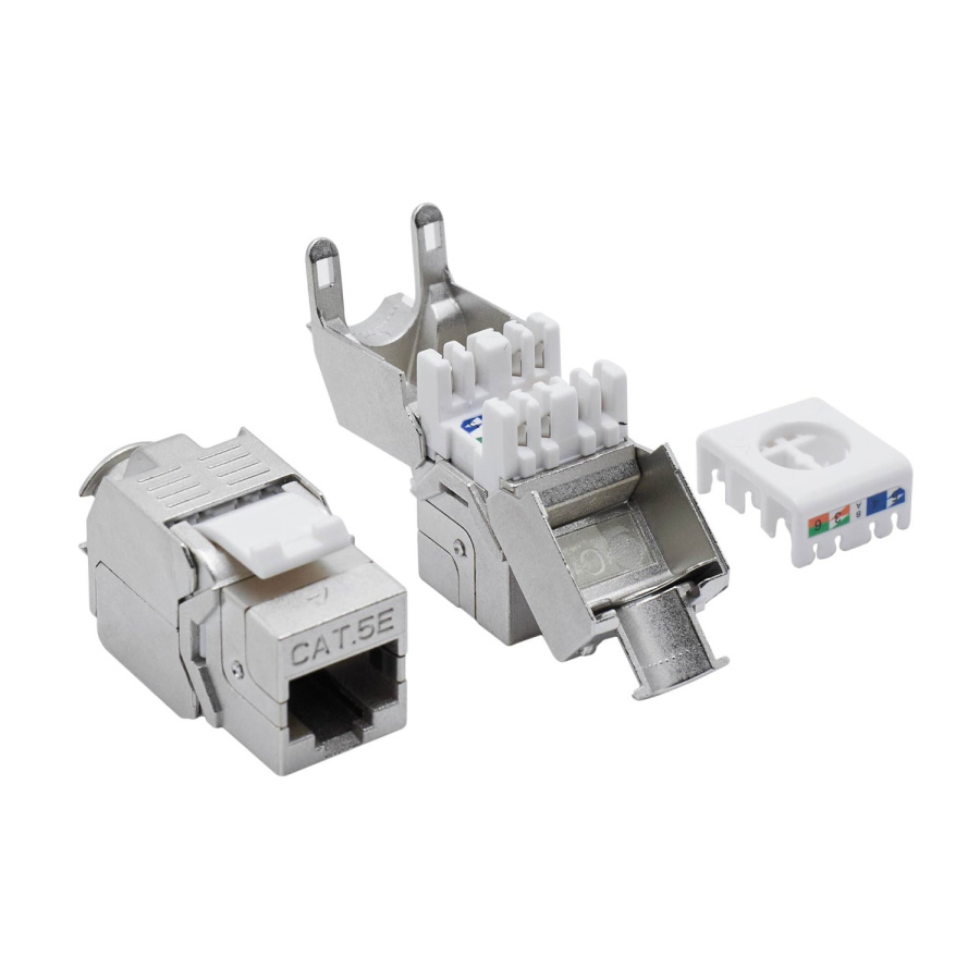 Фото Патч-панель 19", 1U, CAT5E, 24 модуля RJ45, экранированная (RN5PPF24)