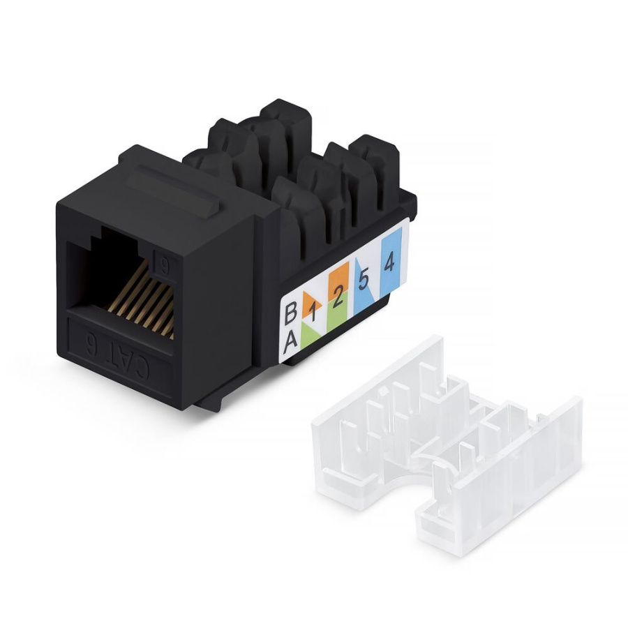 Фото KJ-RJ45-Cat.6-90-SW-BK (10102c)