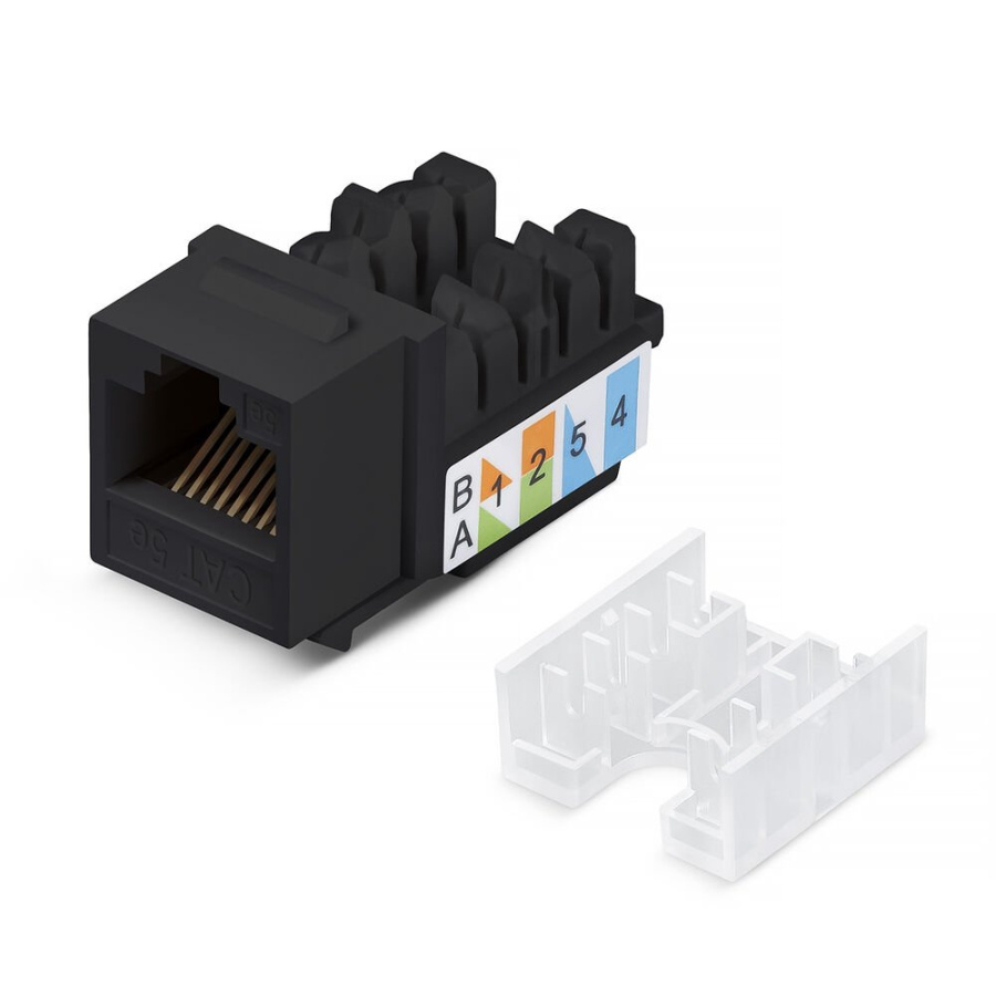 Фото KJ-RJ45-Cat.5e-90-SW-BK (10101c)