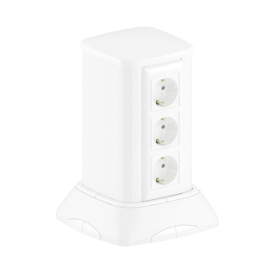 Фото Миниколонна алюминиевая, 0.25 м, белый (19522)