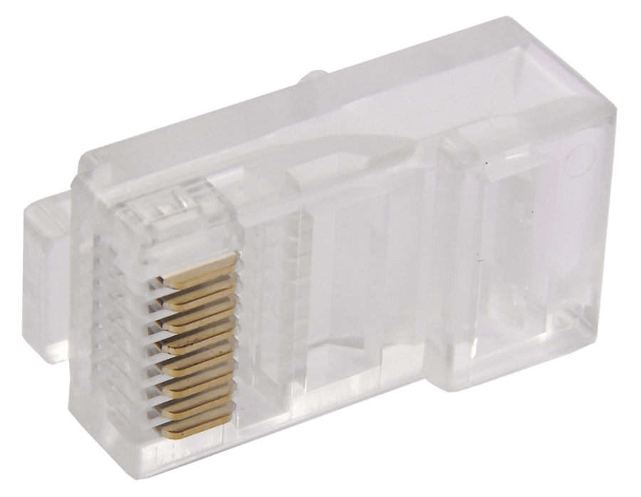 Фото GENERICA Разъём RJ-45 UTP для кабеля кат. 5Е (20 шт) (CS3-1C5EU-G)