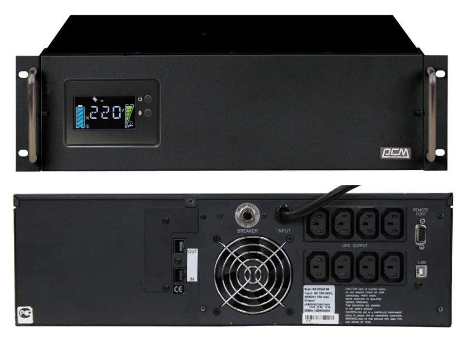 Фото King Pro RM KIN-2200AP LCD 1760Вт 2200ВА черный