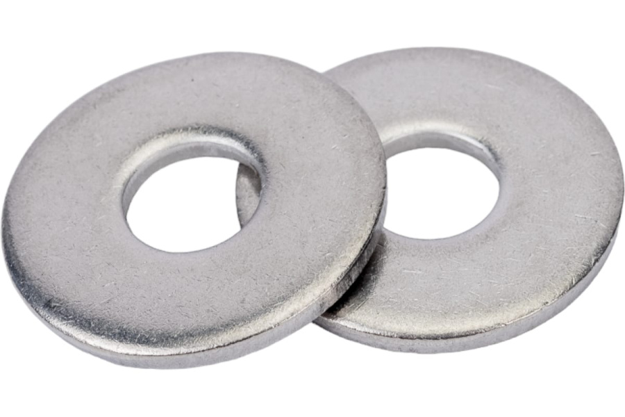 Фото Шайба D6 DIN 9021 нержавеющая сталь А2 (100 шт)