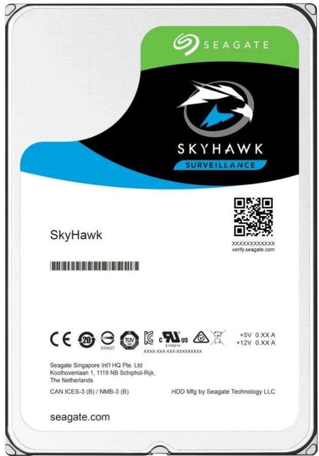 Фото HDD 2000 GB (2 TB) SATA-III SkyHawk (ST2000VX017)