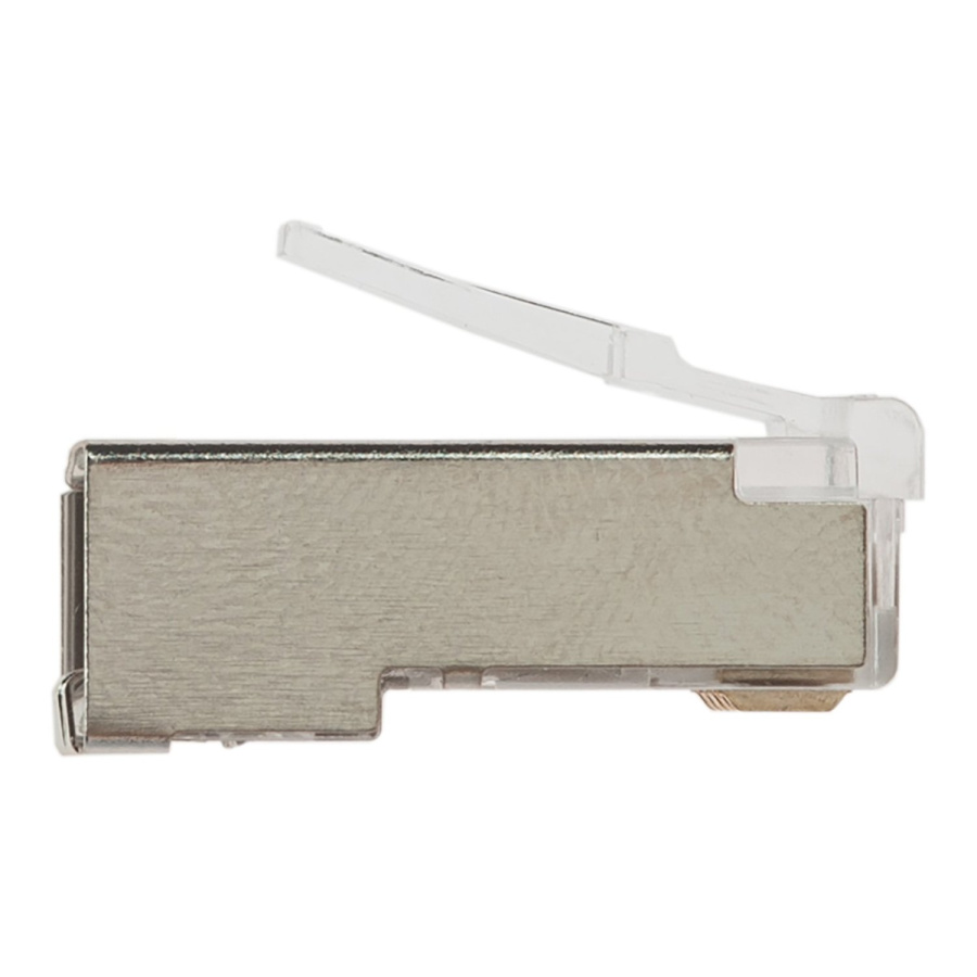 Фото Коннектор (вилка) FTP кат.6 8P8C универсальная, 15U", 3 зубца (100 шт) (DR-3005)