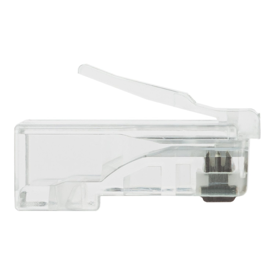 Фото Коннектор (вилка) UTP кат.6 8P8C универсальная, 15U", 3 зубца (100 шт) (DR-3003)