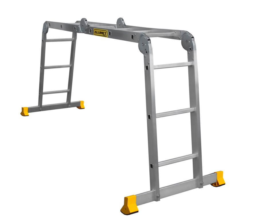 Фото Лестница алюминиевая шарнирная (T433)