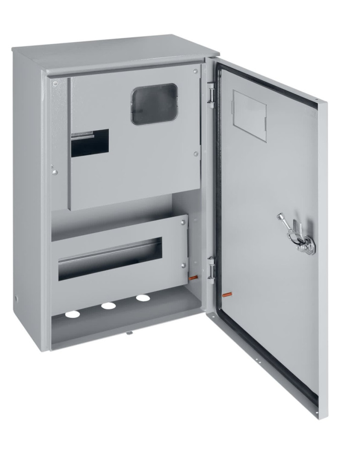 Фото ЩУ-3ф/1-0-12 IP66 (ЩУРН-3/12 IP66) с опломбировкой счётчика (542х347х180) TDM (SQ0905-1002)