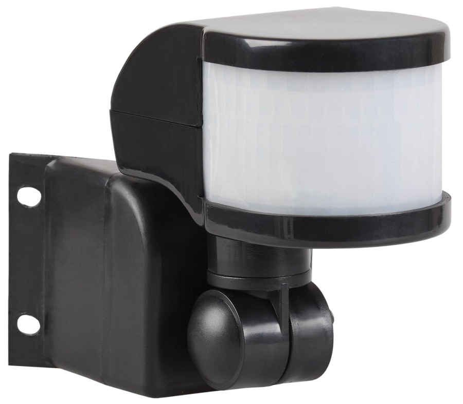 Фото Датчик движения ДД-018В 1100Вт 270град 12м IP44 черный (LDD10-018B-1100-002)